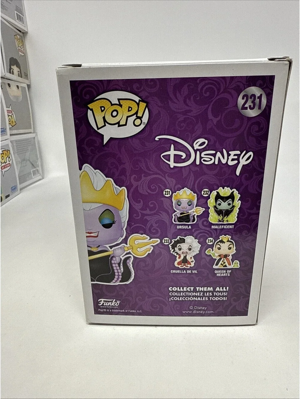 FUNKO POP! Disney Ursula Diamond Glitter Collection Hot Topic Exclusive #231